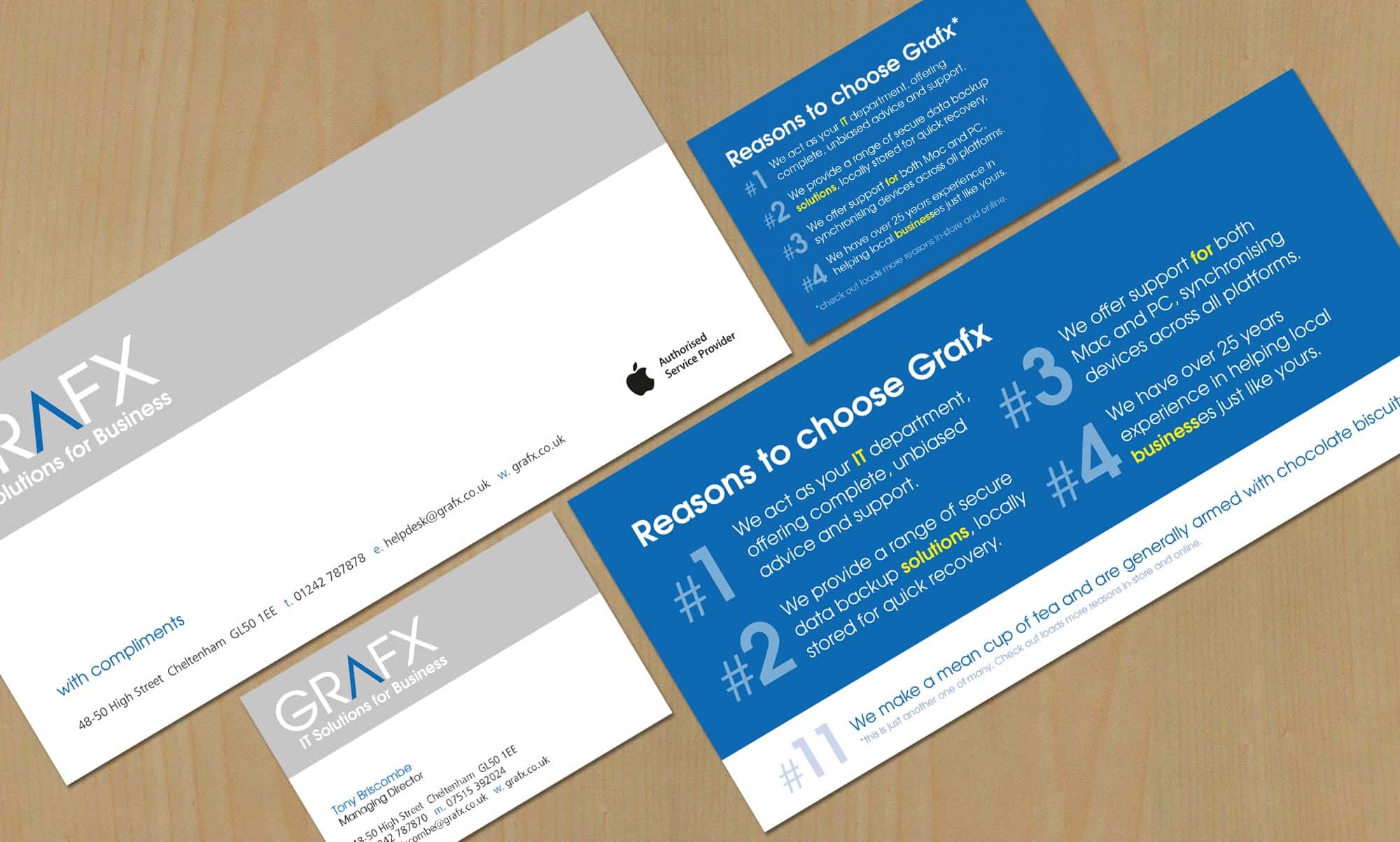 Company Stationery (Business Card & Complement Slip)